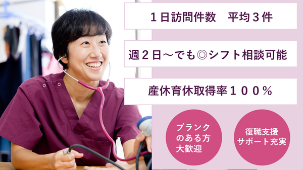 京浜病院 訪問看護ステーションよろこび（パート）の看護師求人メイン写真1