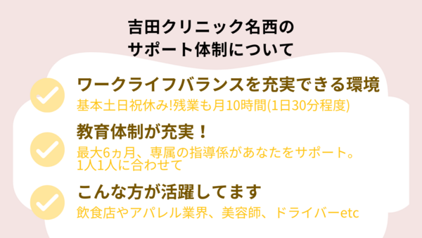 吉田クリニック名西の看護助手求人メイン写真3